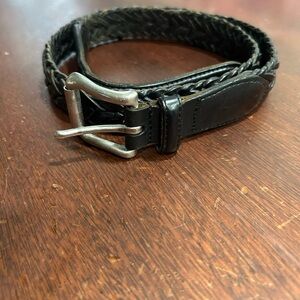 Coach Black Belt Bag with Textured Design